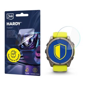 Vidro híbrido para smartwatch Garmin Fenix 8 Solar/Sapphire 51mm - 3mk HARDY® Fusion Watch Protection™
