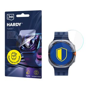 Vidro híbrido para smartwatch Samsung Galaxy Watch Ultra 2025 - 3mk HARDY® Fusion Watch Protection™