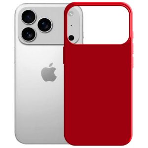 Capa de silicone para Apple iPhone 17 Pro - 3mk HARDY® Mellow Case™ Red