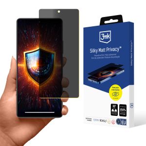 Película de Priveacidade com filtro de privacidade Redmi Note 13 Pro 4G - 3mk Silky Matt Privacy