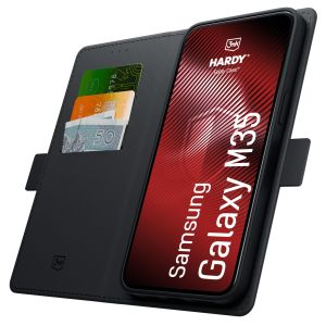 Capa com aba para Samsung Galaxy M35 – 3mk HARDY® Foldy Case™