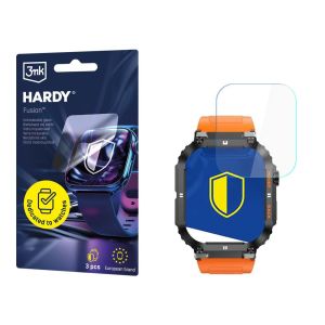 Vidro híbrido para smartwatch Gravity GT6 - 3mk HARDY® Fusion Watch Protection™