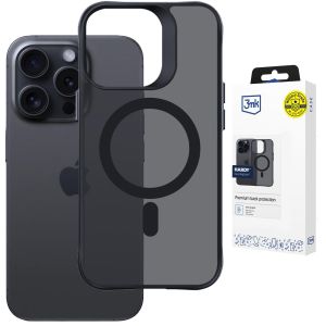 Capa fumada com MagSafe para Apple iPhone 14 Pro – 3mk HARDY® Hazy MagCase™ Black