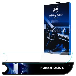 Película de proteção mate para ecrã de navegação para Hyundai IONIQ 5 2024- – 3mk TechWrap Matte™ Center Display