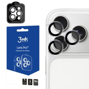 Vidro temperado para lente de câmara para Apple iPhone 17 Pro/ iPhone 17 Pro Max - 3mk Lens Protection Pro Black