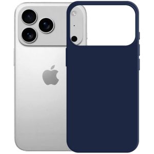 Capa de silicone para Apple iPhone 17 Pro - 3mk HARDY® Mellow Case™ Dark Blue