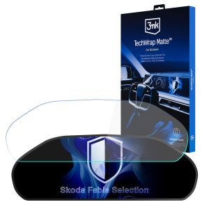 Película protetora mate para o ecrã do painel de instrumentos de Skoda Fabia Selection - 3mk TechWrap Matte Cluster™