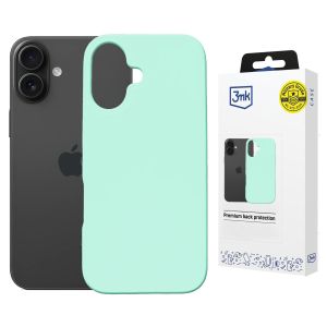 Capa de silicone com MagSafe para Apple iPhone 16 Plus - 3mk HARDY® Mellow MagCase™ Teal