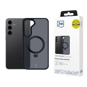 Capa para Samsung Galaxy S24+ - 3mk Smoke Case Mag&Stand