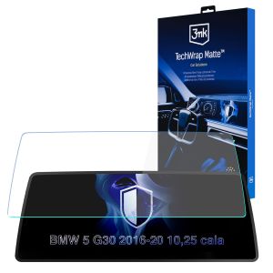 Película de proteção mate para ecrã de navegação para BMW 5 G30 2016-20 10,25" – 3mk TechWrap Matte™ Center Display