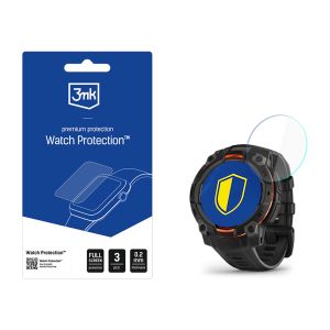 Vidro de proteç?o para ecr? do smartwatch Garmin Instinct 3 45mm (Amoled, Solar) - proteç?o Watch 3mk