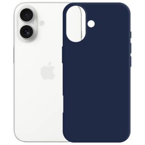 Capa de silicone para Apple iPhone 17 - 3mk HARDY® Mellow Case™ Dark Blue