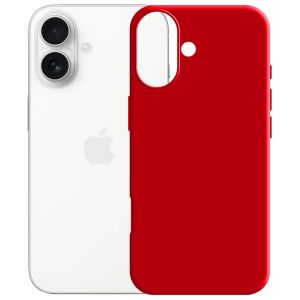 Capa de silicone para Apple iPhone 17 - 3mk HARDY® Mellow Case™ Red