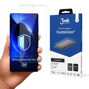 Vidro híbrido inquebrável para Samsung Galaxy S25 Ultra - 3mk FlexibleGlass™