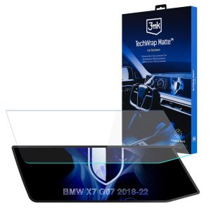 Película de proteção mate para ecrã de navegação para BMW X7 G07 2018-22 – 3mk TechWrap Matte™ Center Display