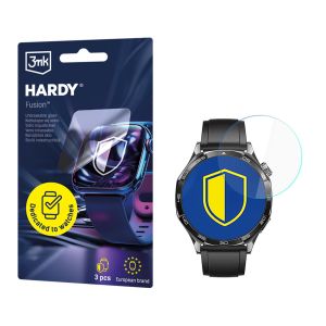 Vidro híbrido para smartwatch Huawei Watch GT 5 Active 46mm - 3mk HARDY® Fusion Watch Protection™