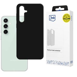 Capa de silicone para Samsung Galaxy S23 FE - 3mk HARDY® Mellow Case™ Black