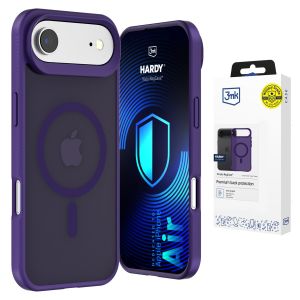 Capa fumada com MagSafe para Apple iPhone Air – 3mk HARDY® Hazy MagCase™ Purple
