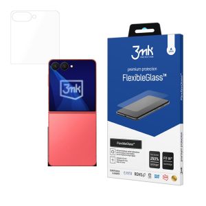 Vidro híbrido inquebrável para Samsung Galaxy Z Flip 7 - 3mk FlexibleGlass™