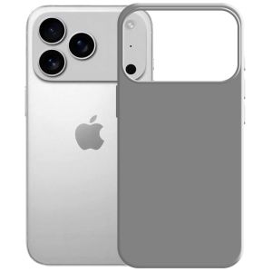 Capa de silicone para Apple iPhone 17 Pro Max - 3mk HARDY® Mellow Case™ Gray