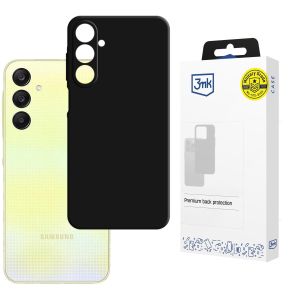 Capa de silicone para Samsung Galaxy A26 5G - 3mk HARDY® Mellow Case™ Black