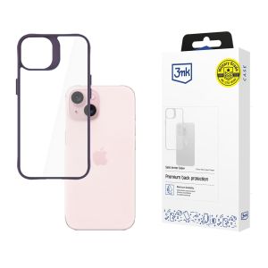 Capa para Apple iPhone 15 - 3mk Satin Armor Case+ Roxo