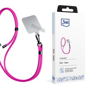 Cord?o para smartphone 3mk EasyClip Pink (black)