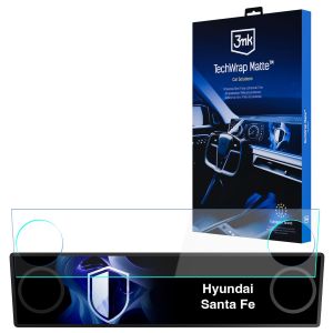 Película de proteção mate para ecrã de navegação para Hyundai Santa Fe 2024- – 3mk TechWrap Matte™ Center Display