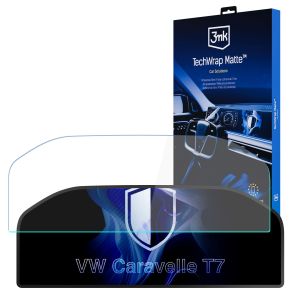 Película protetora mate para o ecrã do painel de instrumentos de VW Caravelle T7 2024- - 3mk TechWrap Matte Cluster™