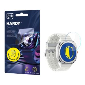 Vidro híbrido para smartwatch Samsung Galaxy Watch 7 Ultra - 3mk HARDY® Fusion Watch Protection™
