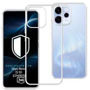 Capa transparente para Oppo Reno 15 5G (CPH2825) – 3mk HARDY® Vision Case™