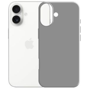 Capa de silicone para Apple iPhone 17 - 3mk HARDY® Mellow Case™ Gray