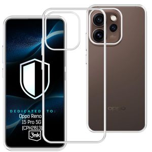 Capa transparente para Oppo Reno 15 Pro 5G (CPH2813) – 3mk HARDY® Vision Case™
