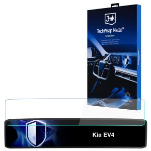 Película de proteção mate para ecrã de navegação para Kia EV4 2025- – 3mk TechWrap Matte™ Center Display