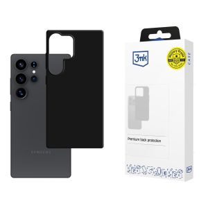 Capa de silicone para Samsung Galaxy S25 Ultra - 3mk HARDY® Mellow Case™ Black