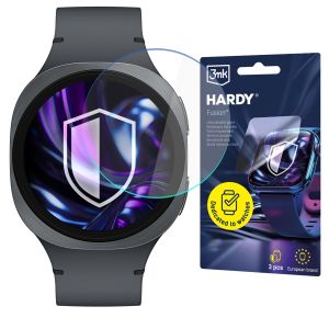Vidro híbrido para smartwatch Samsung Galaxy Watch 8 44mm - 3mk HARDY® Fusion Watch Protection™
