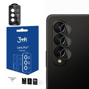 Vidro temperado para lente de câmara para Samsung Galaxy Z Fold4 - 3mk Lens Protection Pro Black