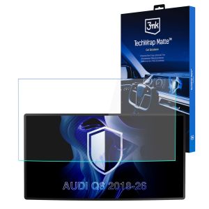 Película protetora mate para o ecrã do painel de instrumentos de AUDI Q8 2018-26 - 3mk TechWrap Matte Cluster™
