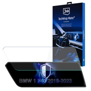Película de proteção mate para ecrã de navegação para BMW 1 F40 2019-23 – 3mk TechWrap Matte™ Center Display