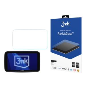 Vidro híbrido inquebrável para Tomtom GO Professional 6 2gen - 3mk FlexibleGlass