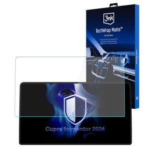 Película de proteção mate para ecrã de navegação para Cupra Formentor 2024- – 3mk TechWrap Matte™ Center Display