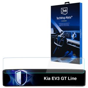 Película de proteção mate para ecrã de navegação para Kia EV3 GT Line 2024- – 3mk TechWrap Matte™ Center Display