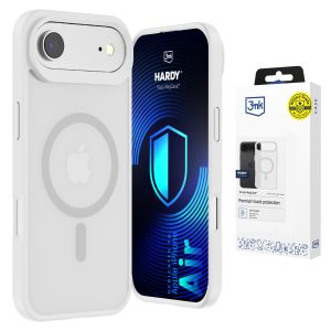 Capa fumada com MagSafe para Apple iPhone Air – 3mk HARDY® Hazy MagCase™ White