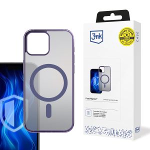 Capa para Apple iPhone 13 - 3mk Frosty MagCase Púrpura
