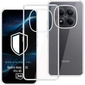 Capa transparente para Redmi Note 15 Pro 4G – 3mk HARDY® Vision Case™