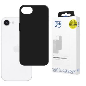 Capa de silicone para Apple iPhone 16E/ iPhone 17E - 3mk HARDY® Mellow Case™ Black