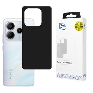 Capa de silicone para Redmi Note 14 5G - 3mk HARDY® Mellow Case™ Black