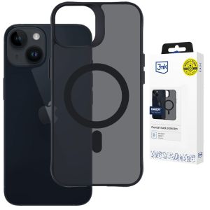 Capa fumada com MagSafe para Apple iPhone 14 Plus – 3mk HARDY® Hazy MagCase™ Black