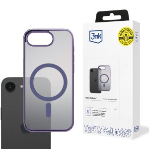 Capa para Apple iPhone 16E - 3mk Frosty MagCase Púrpura