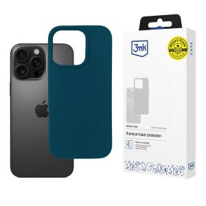 Capa para Apple iPhone 16 Pro Max - Capa de Silicone 3mk Verde Escuro